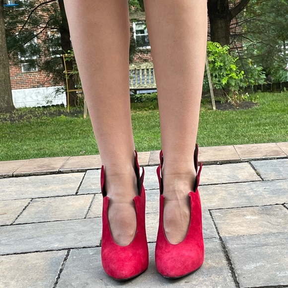 Giuseppe Zanotti Flame Red Suede Olinda Authentic - Picture 6 of 9